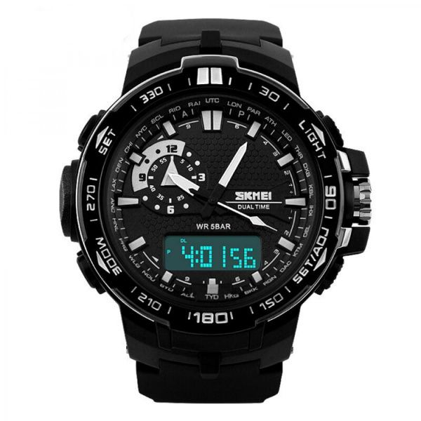 Годинник Skmei 1081 Black-White (1081BW)