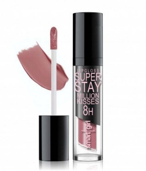 Блиск для губ Belor Design суперстійкий Smart Girl MILLION KISSES 218