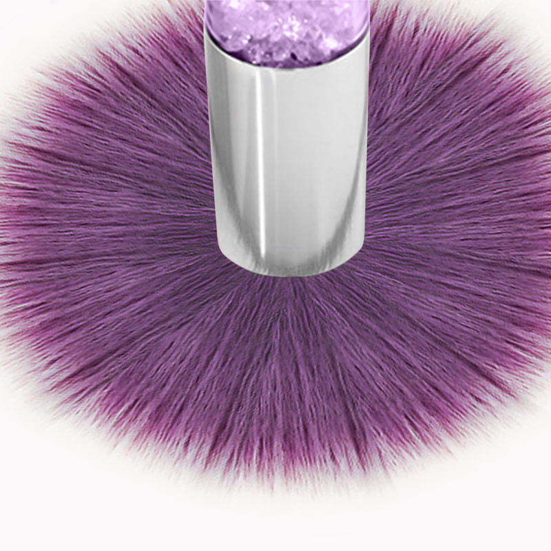 Щетка маникюрнаясметка кисть для удаления пыли с ногтей Lidan FCS-X123 Purple Star Diamond