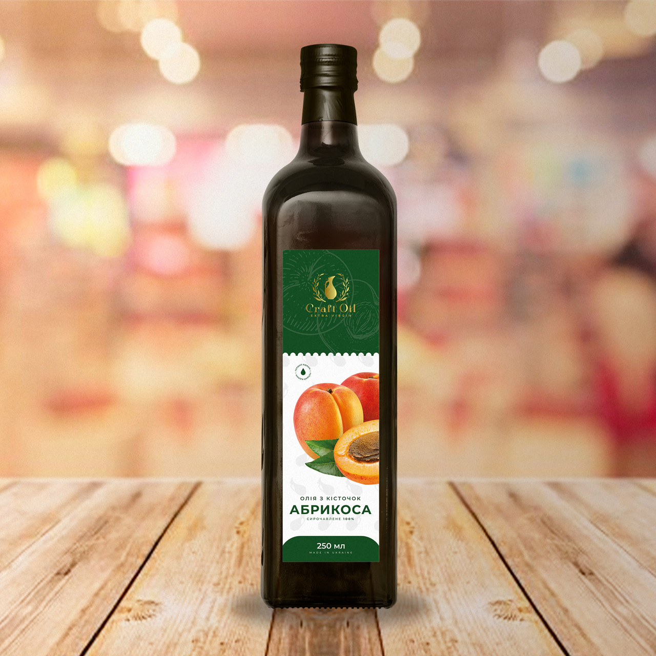 Масло косточек абрикоса Craft Oil 250 мл (1693346141)