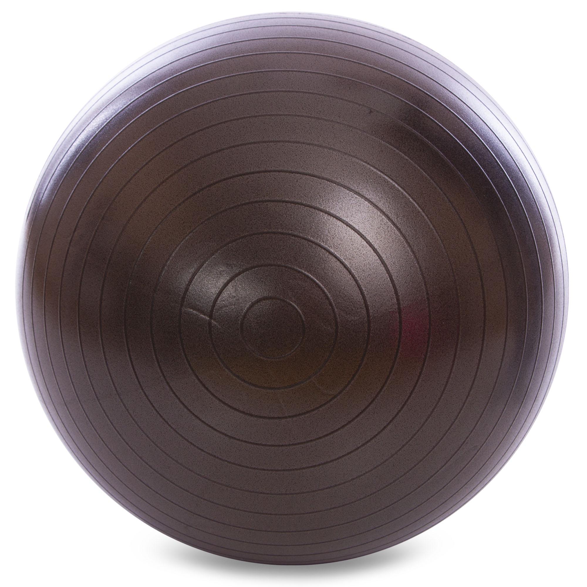 Мяч для фитнеса фитбол сатин Zelart FI-1983-65 65 см Черный (SK000360)