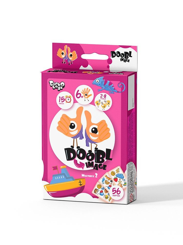 Настольная игра Doobl image mini Multibox 2 укр Данкотойз (DBI-02-02U)