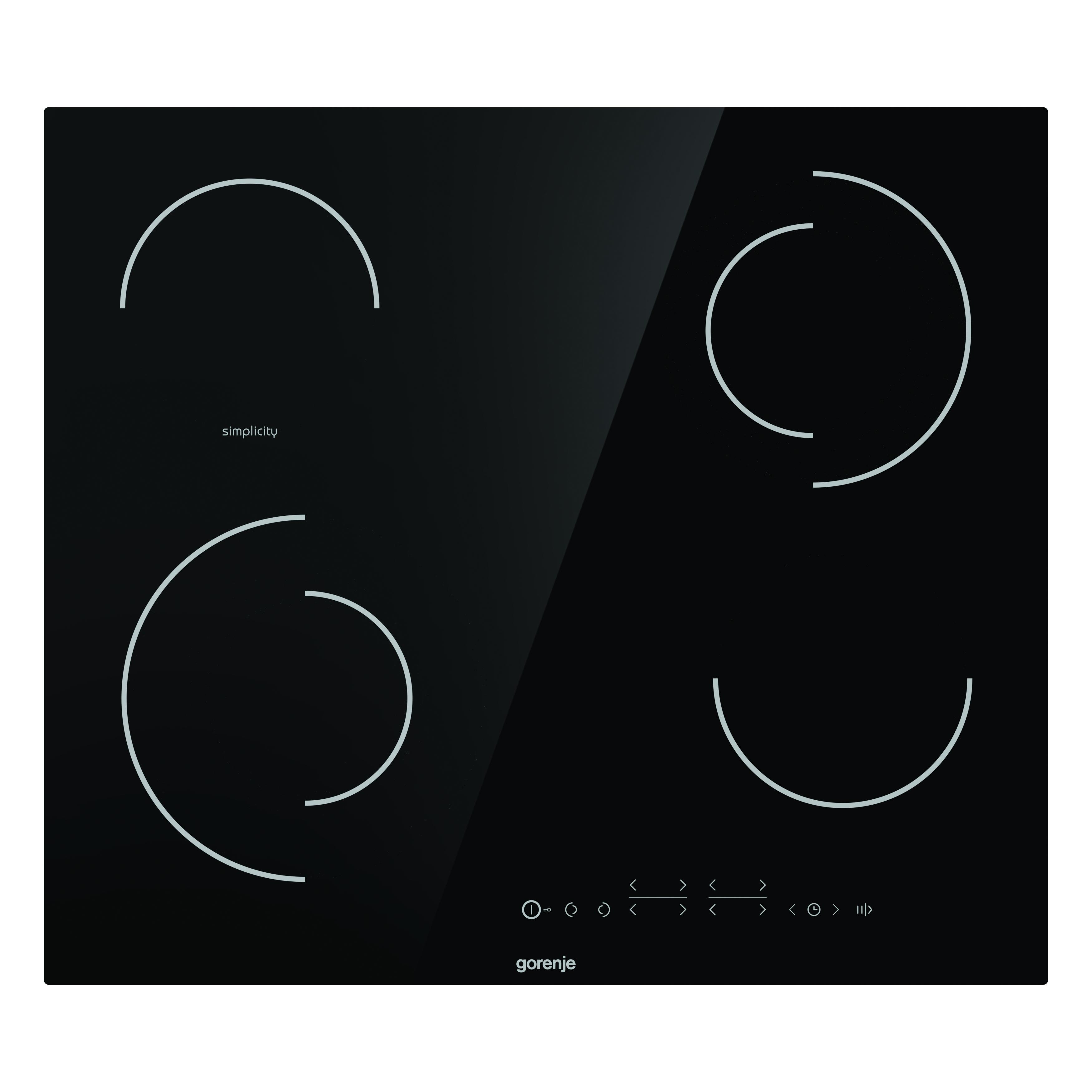 Варильна поверхня Gorenje ECT 644 SY2B Black (F00158362)