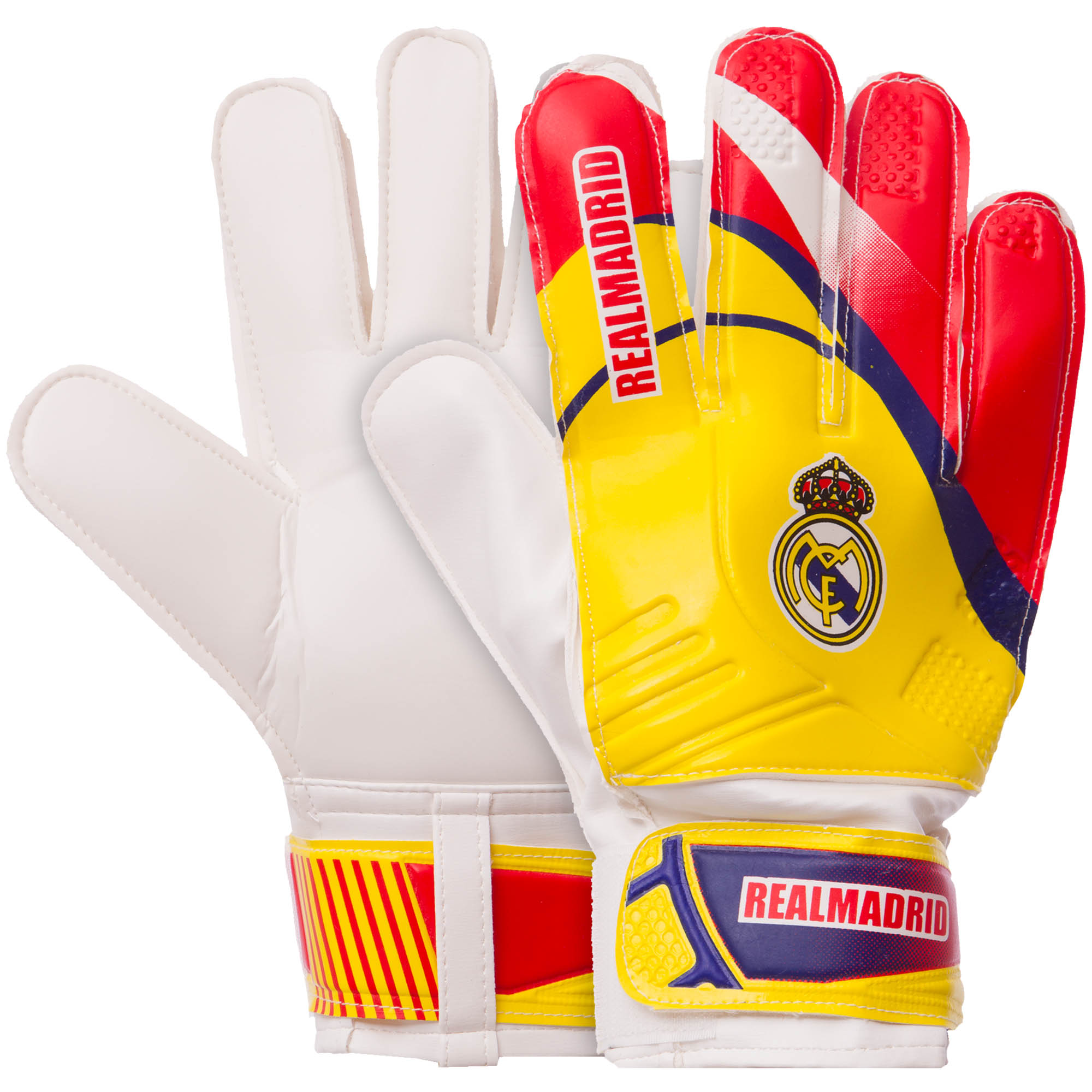 Перчатки вратарские REAL MADRID BALLONSTAR FB-0187-9 9 Желтый-красный