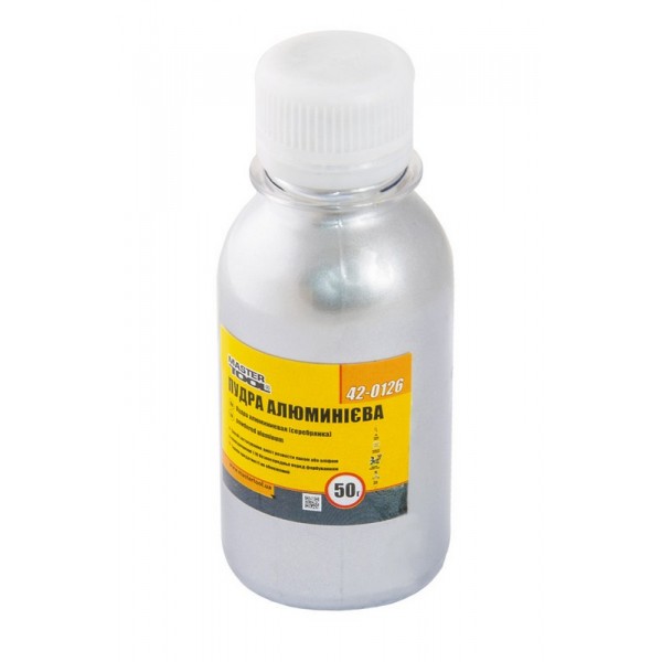 Пудра алюминиевая (серебрянка) 50 г MASTERTOOL GM (42-0126)