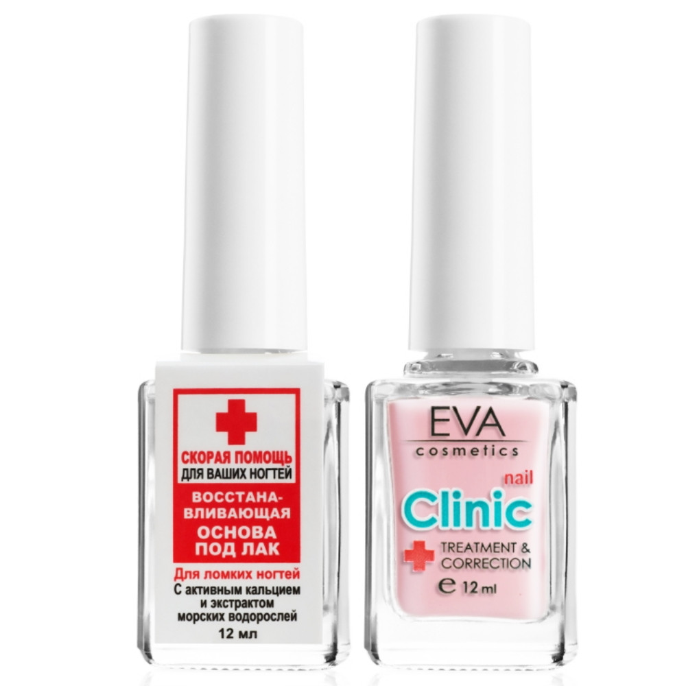 Восстанавливающее средство для ногтей с коллагеном и провитамином В5 Eva Cosmetics Nail Clinic 12 мл (1011900403)