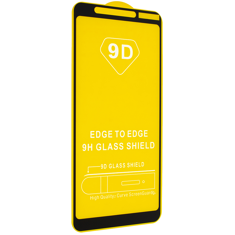 Защитное стекло 9D Glass для Nokia 3.1 Plus TA-1104 Black (7105)