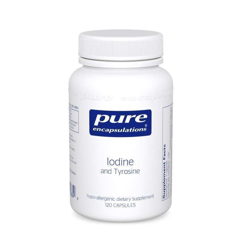 Йод та тирозин Pure Encapsulations 120 капсул (20123)