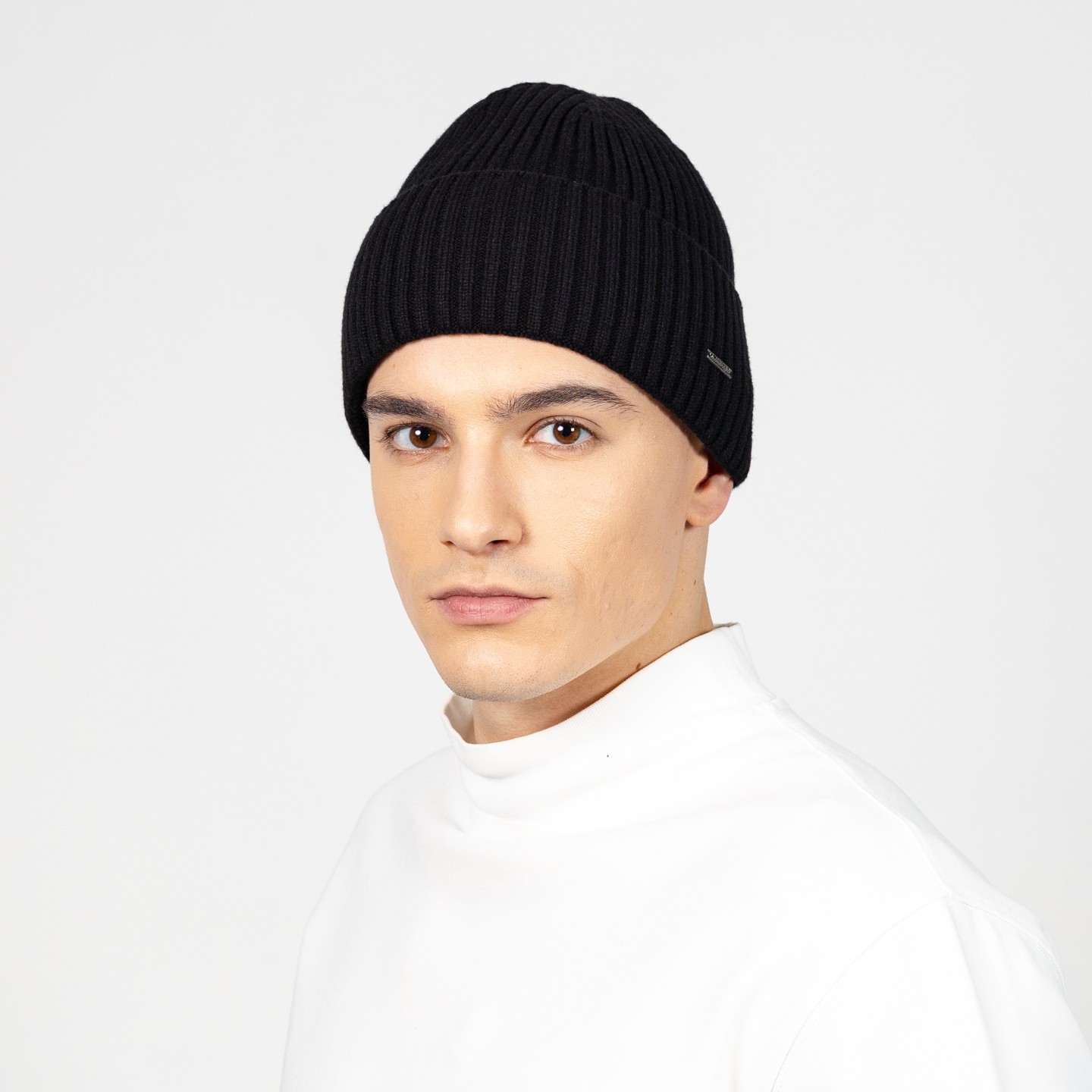 Шапка чоловіча LuckyLOOK One Size Чорний Стожар 614-710