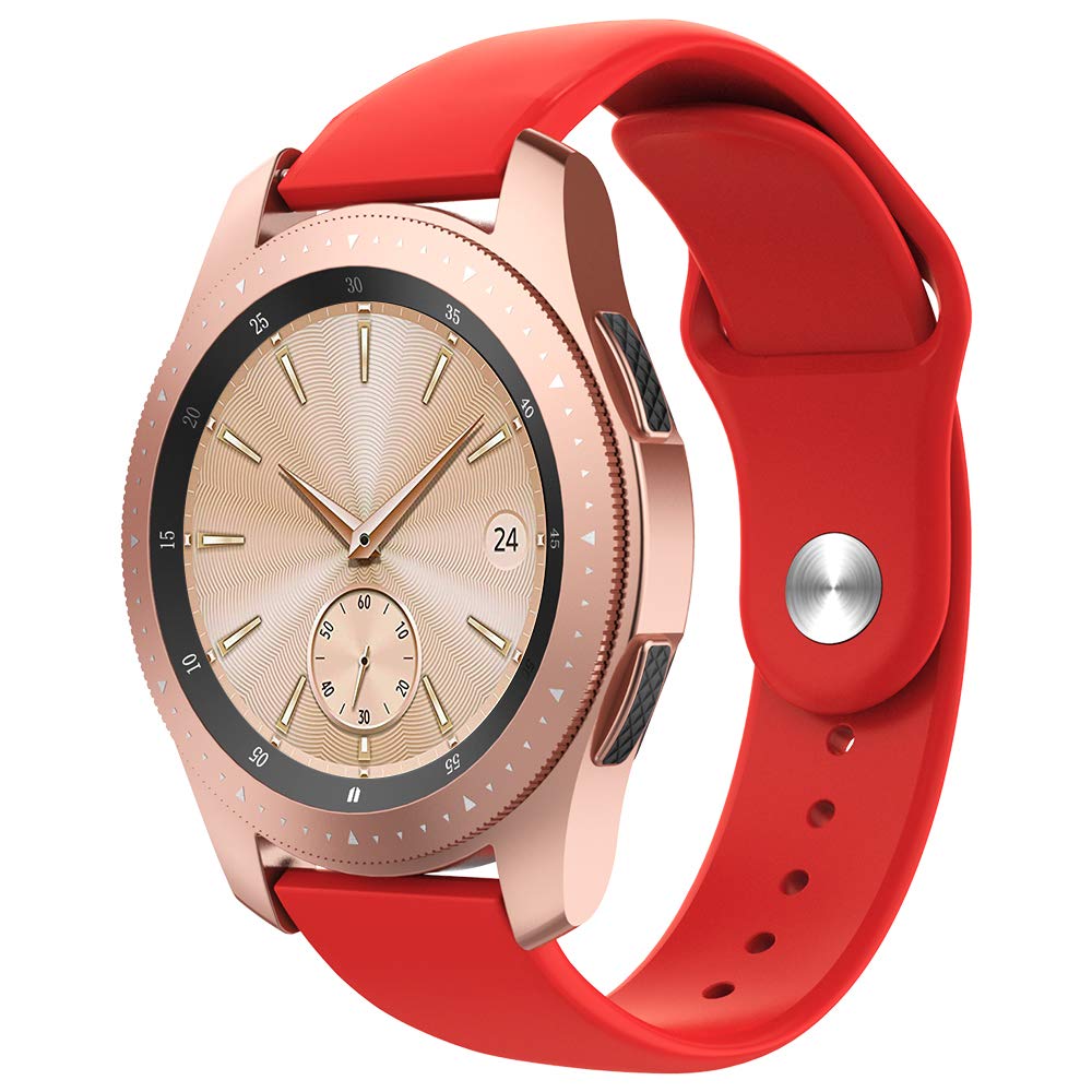 Ремінець BeWatch силіконовий для Samsung Galaxy Watch 42 мм Червоний (1010303.2)