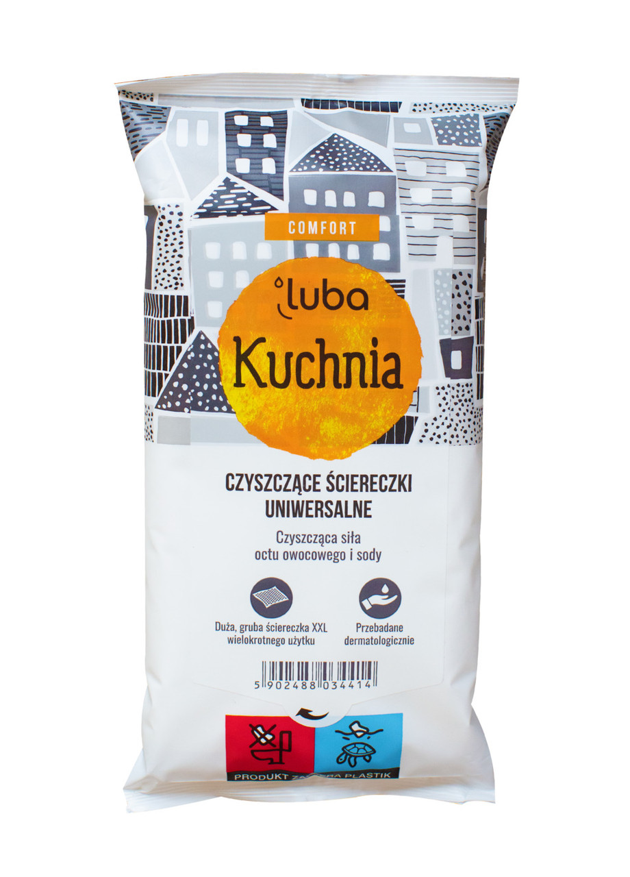 Влажные салфетки для уборки кухни Luba Comfort 32 шт