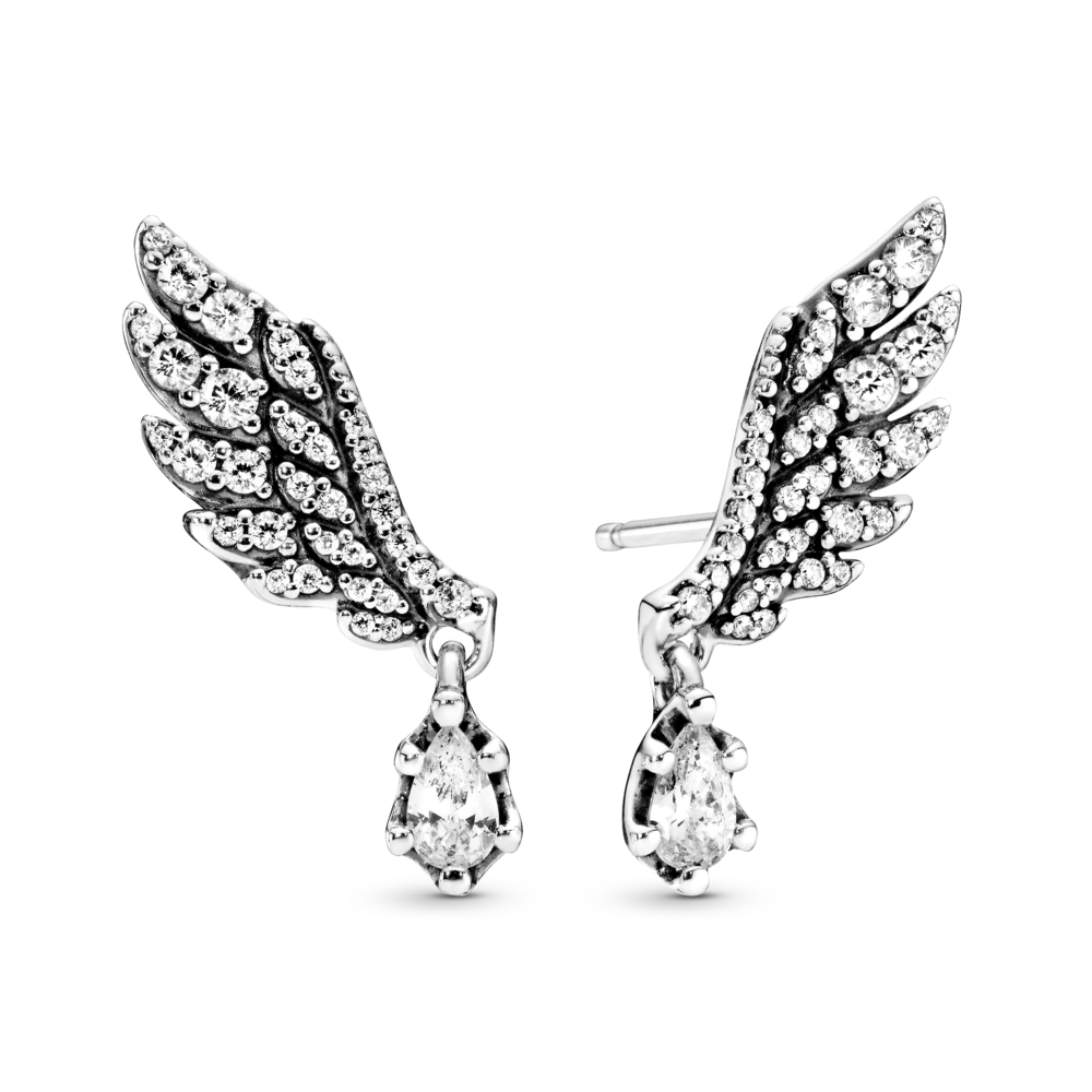 Срібні сережки No Brand Крила Ангела 298493C01 (1341787994)