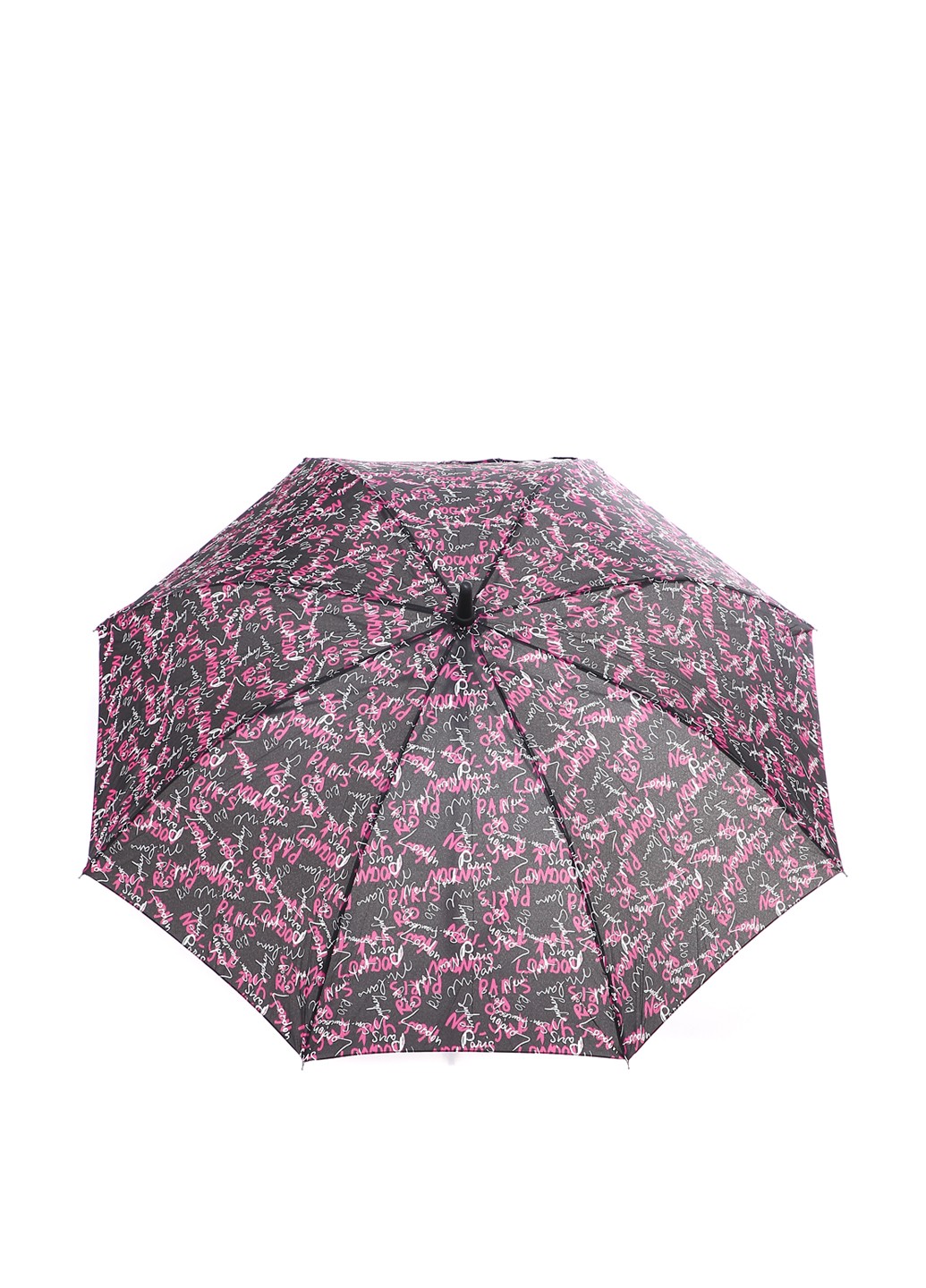 Зонт-трость Ferre Milano Черный с фиолетовым (591)