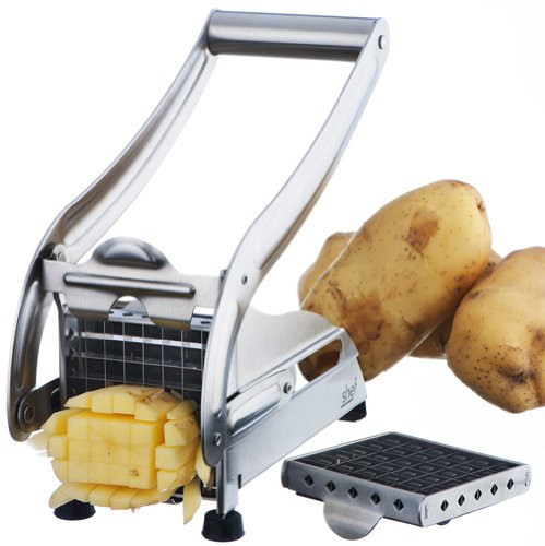 Картоплерізання Potato Chipper нержавіюча сталь NJ7584 Сріблястий (10gad_krp215fhj)