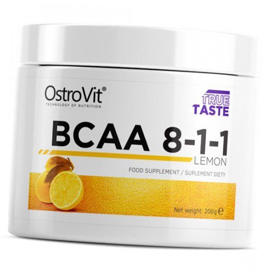 Аминокислоты Pure BCAA 8:1:1 Ostrovit 200г Лимон (28250003)