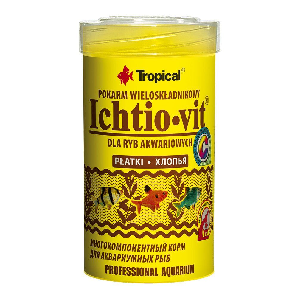 Корм для акваріумних риб Tropical пластівці Ichtio-Vit, 100мл/20гр