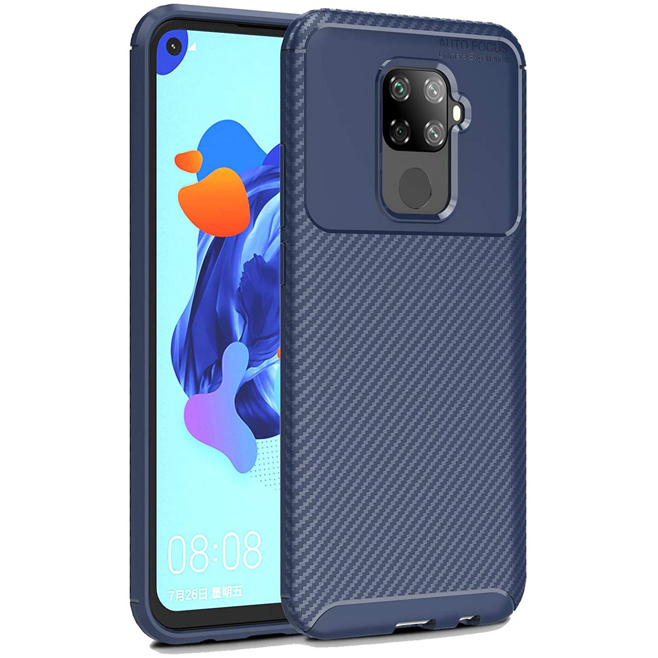 Чохол Carbon Case для Huawei Mate 30 Lite Blue