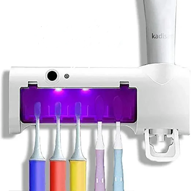 УФ стерилізатор BAL для зубних щіток 3 в 1 BRUSH STERILIZER 7710 200 x 75 x 40 мм Білий