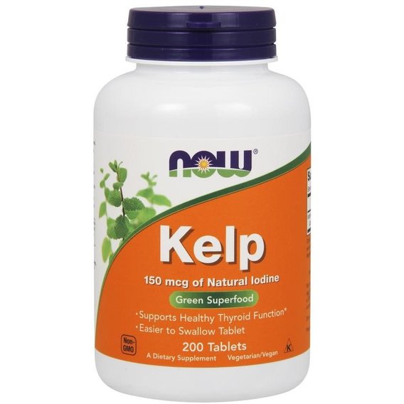 Ламинария NOW Foods Kelp 150 mcg 200 Tabs