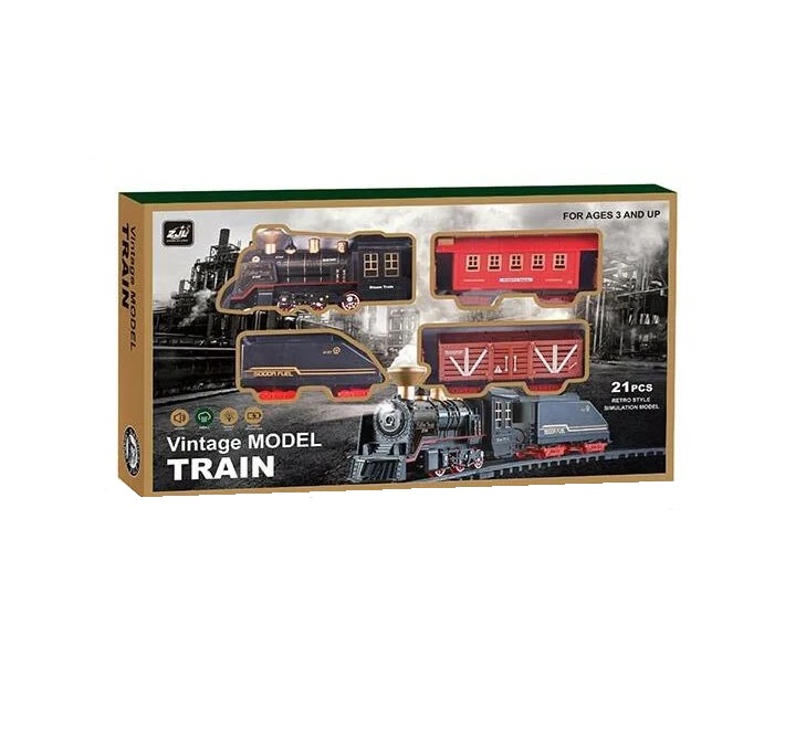 Железная дорога Yufeng Vintage Model Train 21 элемент Разноцветный (141427)