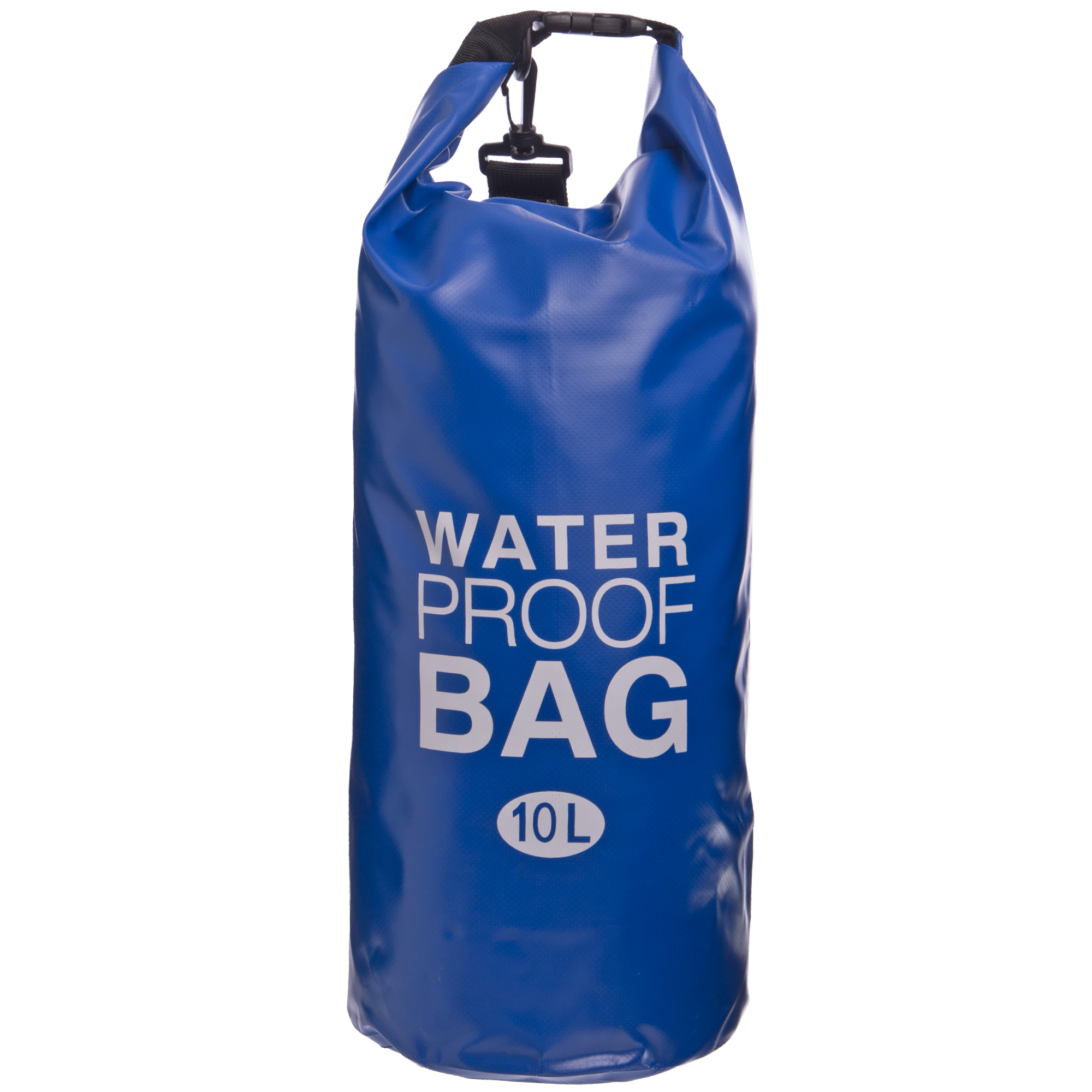 Водонепроницаемый гермомешок с плечевым ремнем Waterproof Bag 10л TY-6878-10 (PVC) Синий (PT0490)