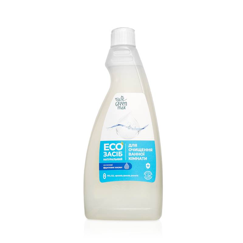 ЭКО средство для очистки ванной комнаты Green Max натуральный 500 мл без распылителя