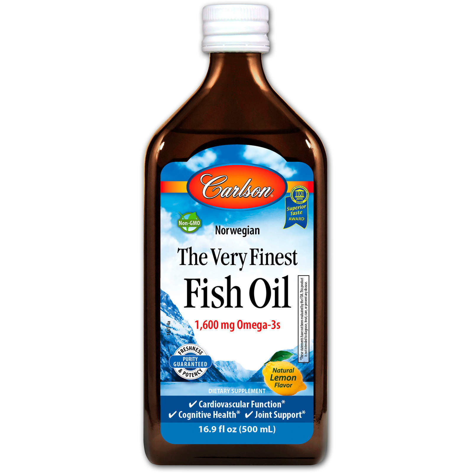Риб'ячий жир Carlson Labs Fish Oil Лимон 500 мл (2318)