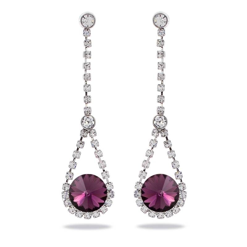 Сережки KOBI Lafita зі Swarovski (7440-3074-11-32)