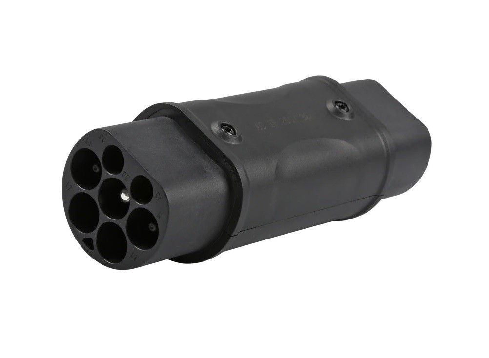 Адаптер Переходник Type 2 - Type GB-T Bluefield (Mennekes IEC 62196-2 – Type GB-T ) Black (343050570)