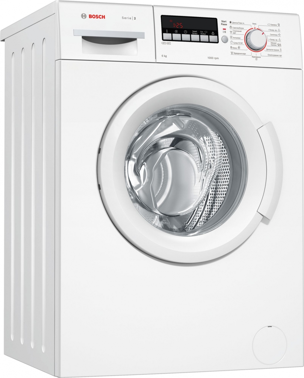 Стиральная машина полногабаритная Bosch WAB 20262 UA Белая (F00063619)