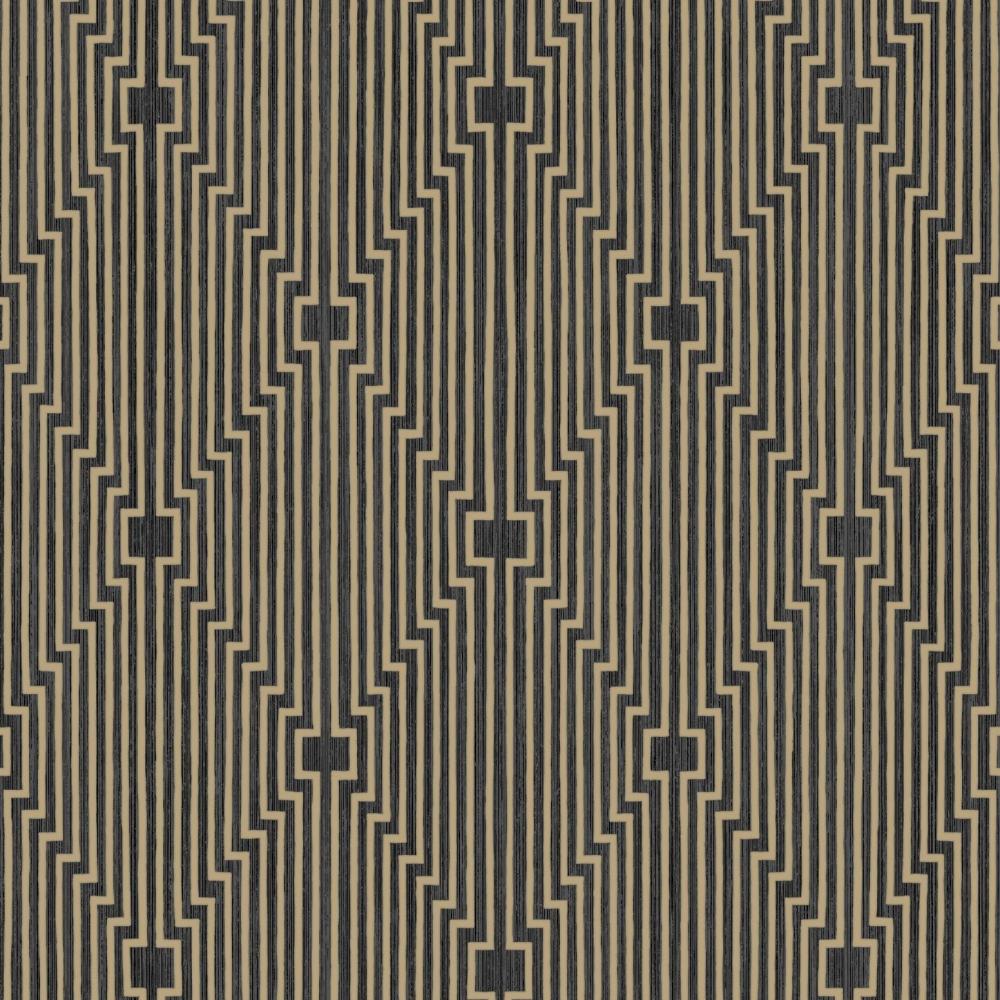 Вінілові шпалери на флізеліновій основі Graham Brown Kabuki 105986 0.53 х 10.05 м Темно-бежевий