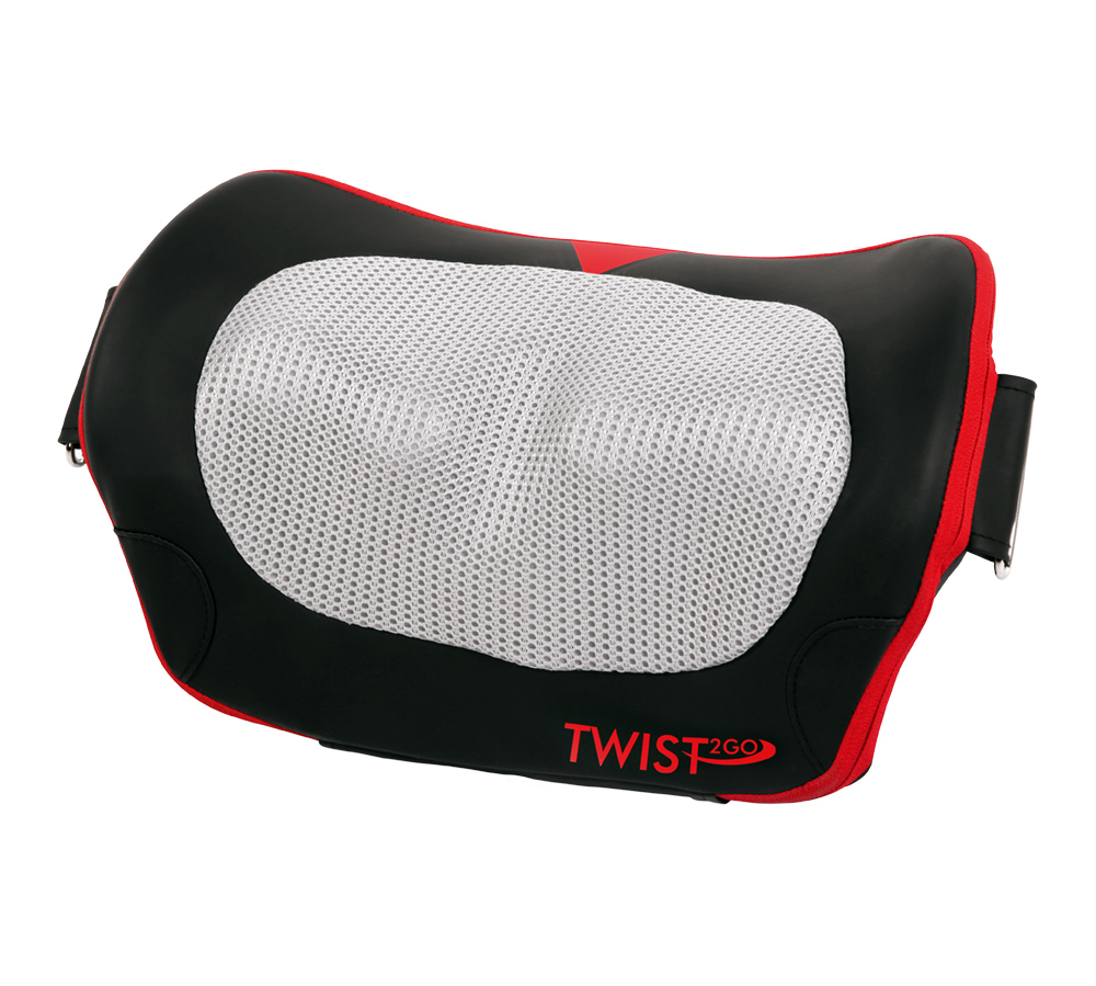 Комплект Масажна подушка Miniwell Twist 2Go + Ремені Straps Casada Чорний