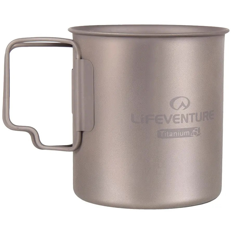 Кухоль Lifeventure Titanium Mug 450 мл Сірий 9519