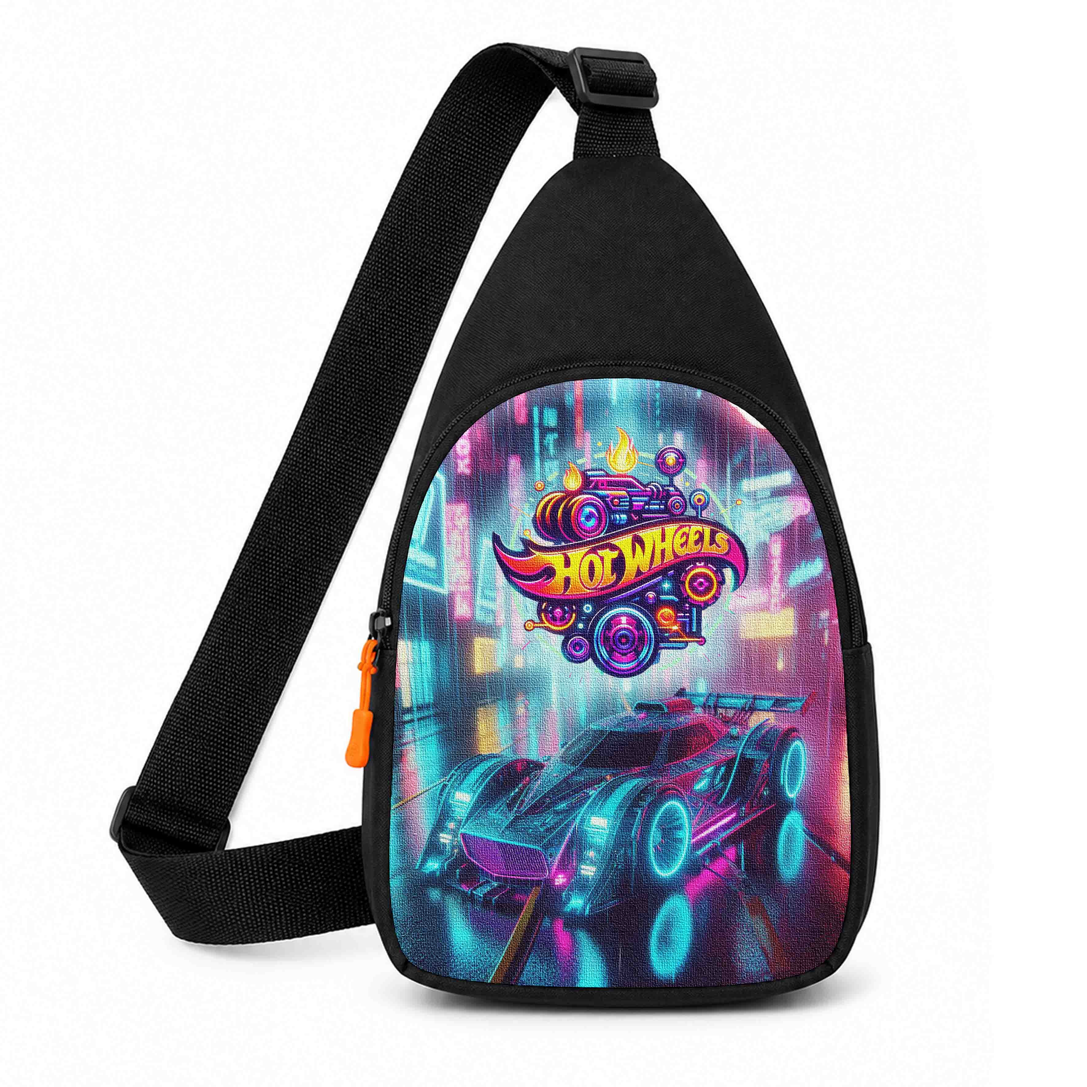 Дитяча сумка через плече Hot Wheels 29х17х5 см, чорна