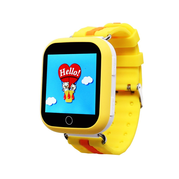 Детские умные часы-телефон с GPS трекером Smart Watch Q100 Жёлтые