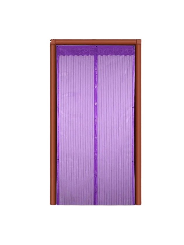 Дверная антимоскитная сетка штора на магнитах цветная Magic Mesh 210*100 см Фиолетовый