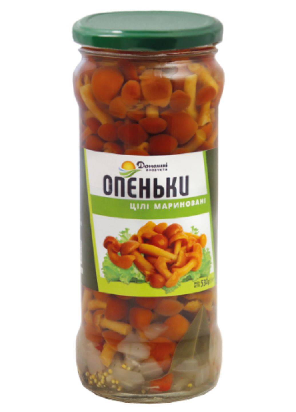 Опята маринованные Домашні продукти 530 г 4820186121490