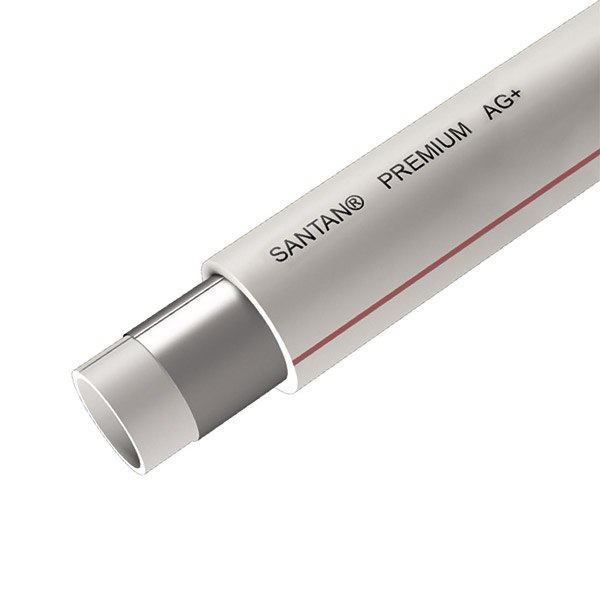 Труба полипропиленовая PPR Santan Premium Composite 20 мм PPR-AL-PPR 20 х 3,4 мм
