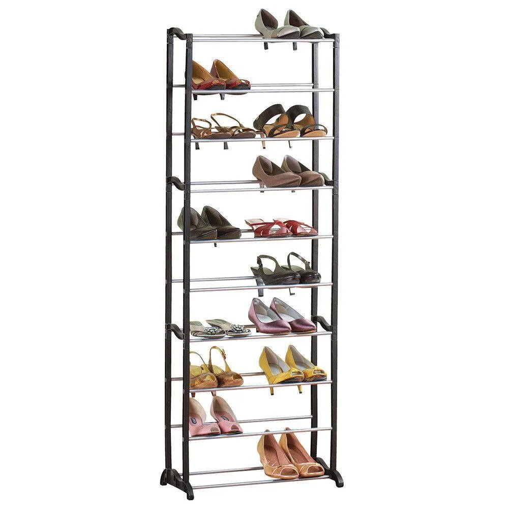 Полка для обуви Amazing Shoe Rack с 10 полками Черный (R0508)