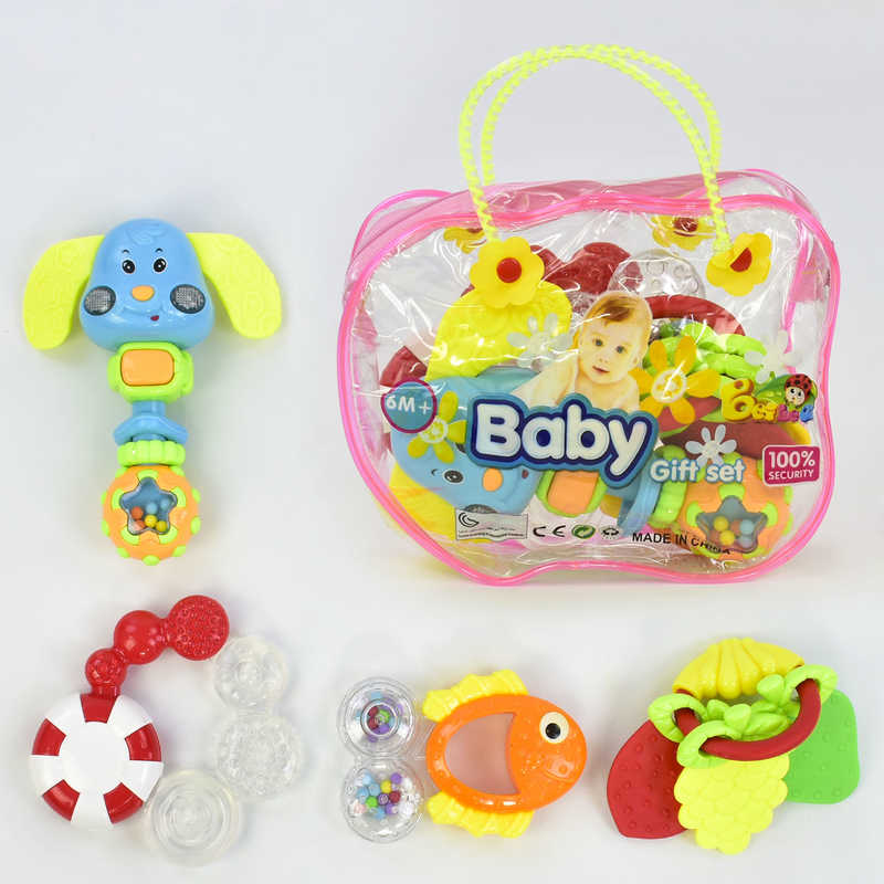 Набір брязкальця Baby Toys 6406 Різнокольоровий (2-6406-69822)