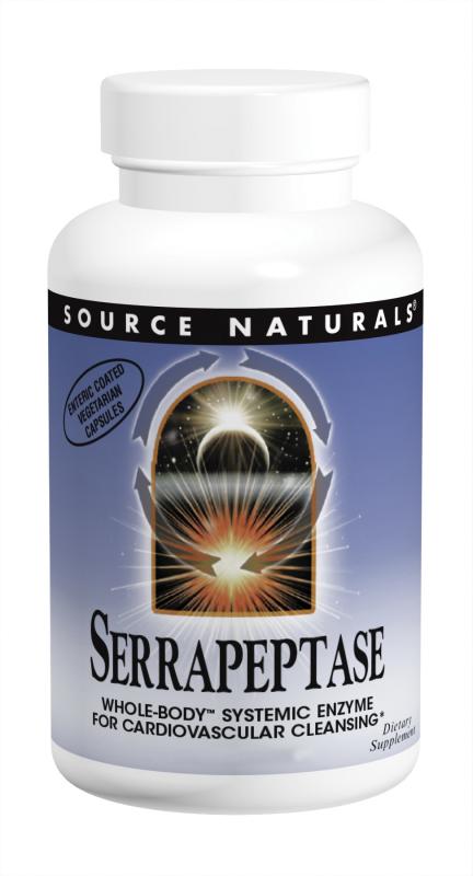 Серрапептаза Source Naturals 60 гелевих капсул