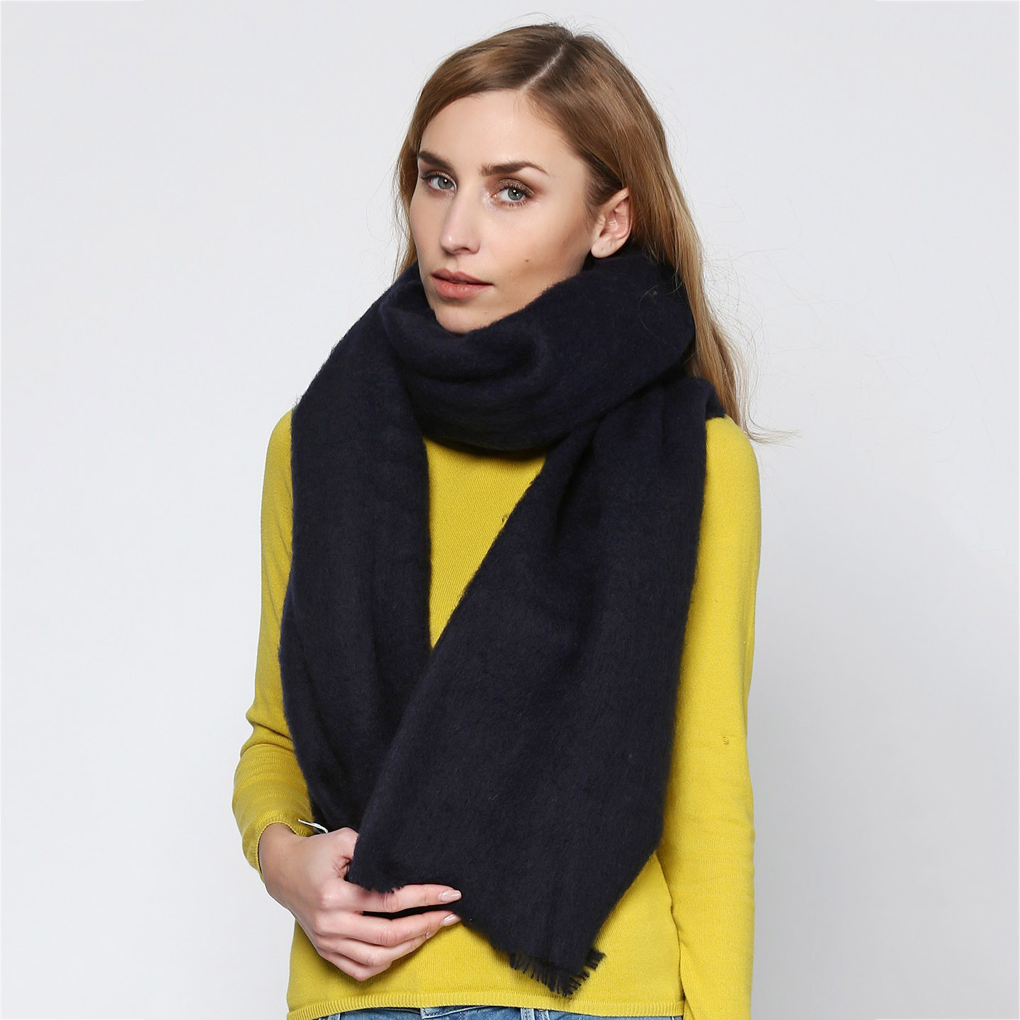 Шарф жіночий Geox W5462K Dark-Blue (W5462KBL)