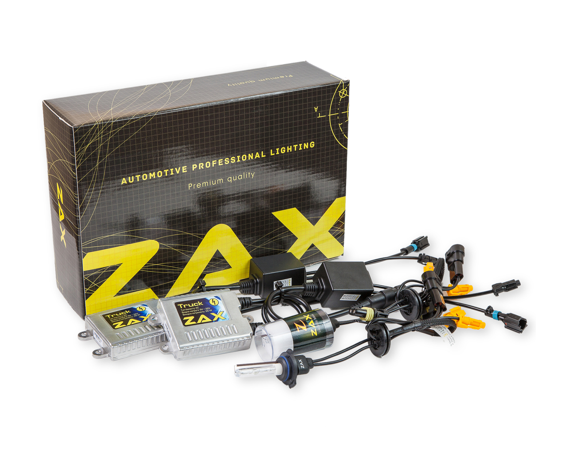 Комплект ксенона ZAX Truck 35W 9-32V HIR2 (9012) Ceramic 4300K