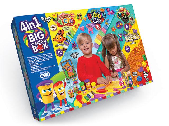 Набір для творчості Danko Toys 4 в 1 Big Creative BOX Різнокольоровий (gab_krp200ueyh9)