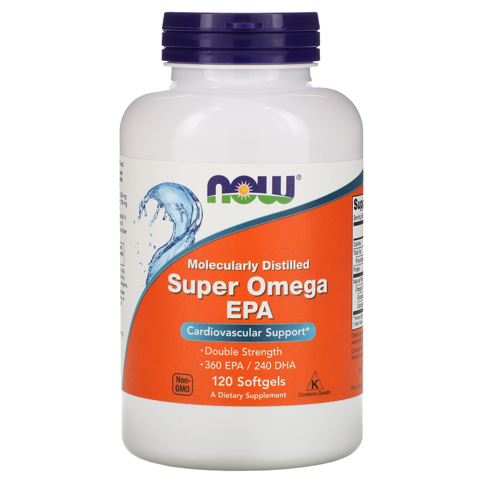 Super Omega EPA Now Foods 360 ЭПК/ 240 ДГК 120 гелевых капсул