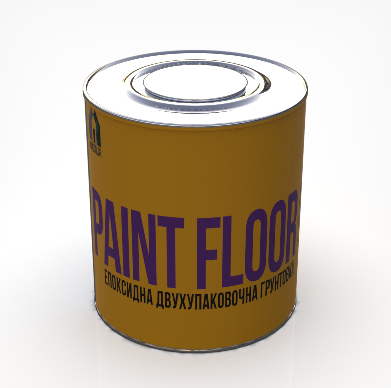 Грунтовка для бетонних та цементних поверхонь KINGCOLOR Paint Floor 5 кг (FP-5)