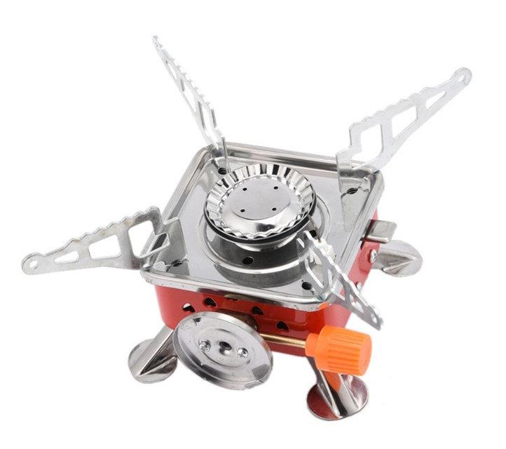 Газовий пальник портативний Stenson R86806 Помаранчевий (008033)