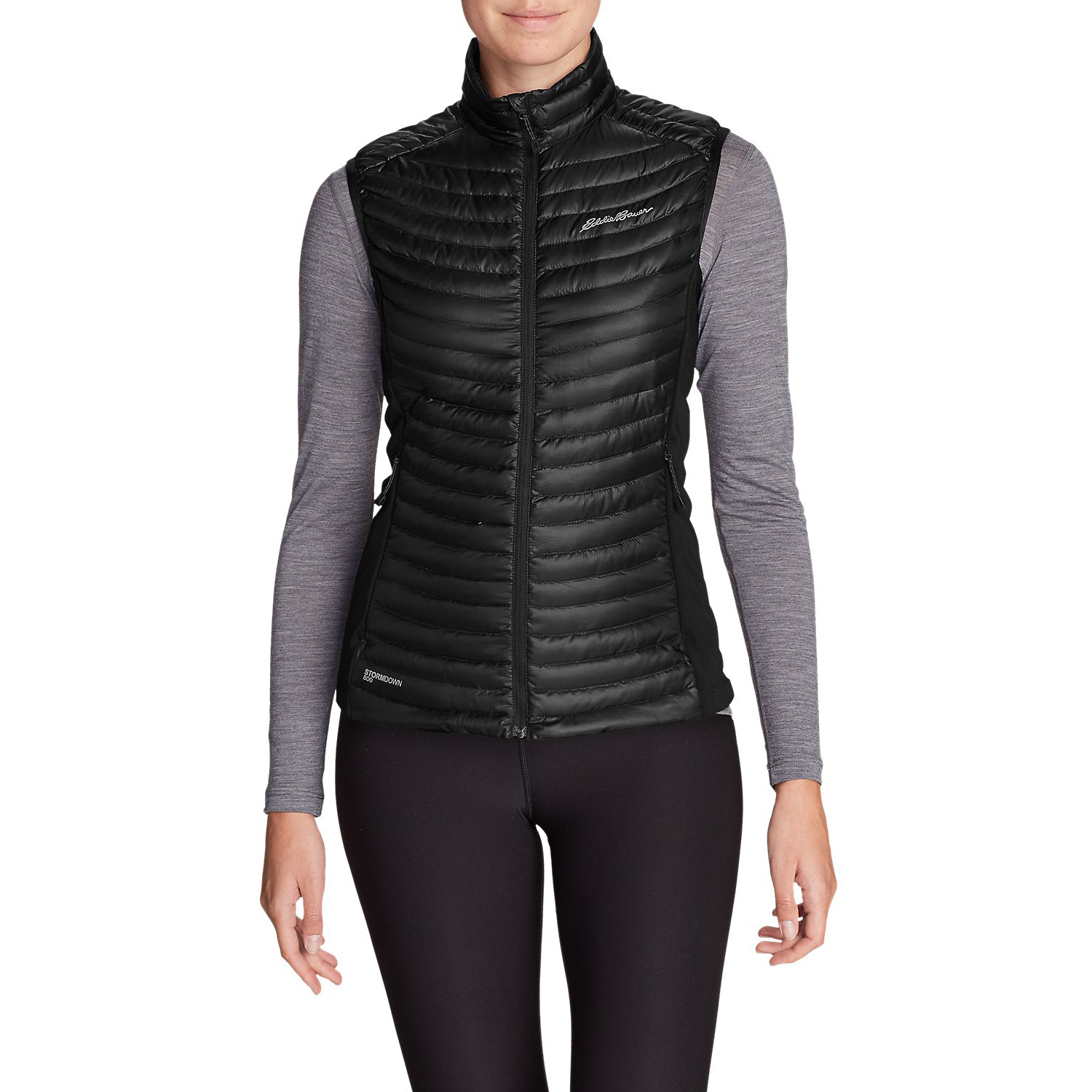 Жилетка Eddie Bauer Womens MicroTherm StormDown Vest M Черный (1068BLK-M)