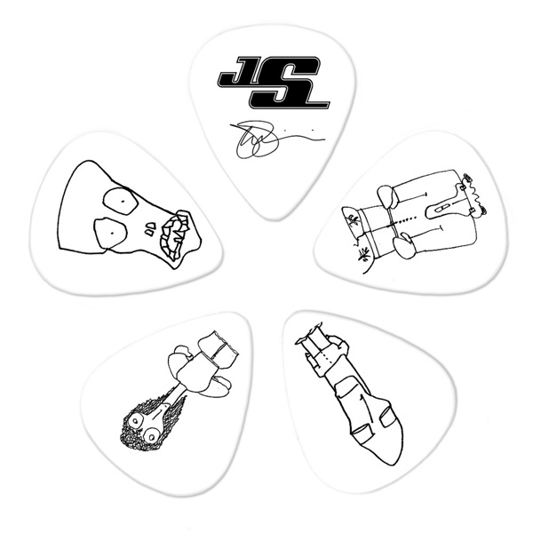 Медиаторы D'Addario 1CWH6-10JS Joe Satriani Signature Guitar Picks 1.0 mm (10 шт.)