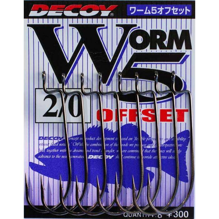 Крючок Decoy Worm 5 Offset 2/0 8 шт/уп (1013-1562.01.85)